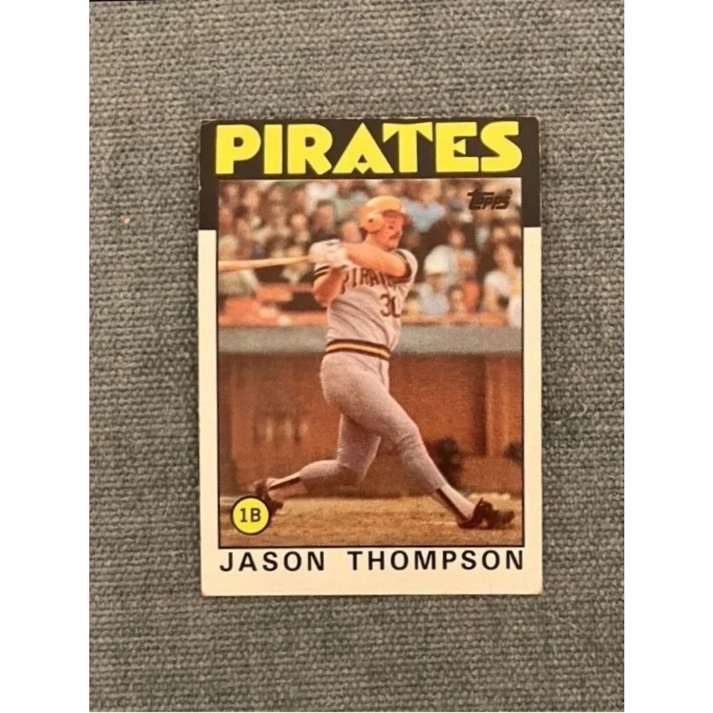 1986 Topps Pittsburgh Pirates Baseball Card